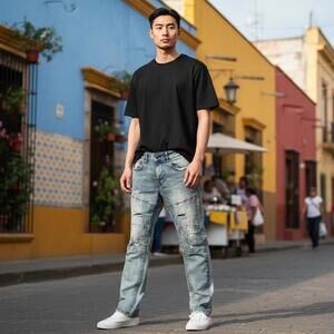 Jordan Craig Mens Distressed Jeans 32x32 Streetwear